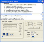 The WMS Browser window.