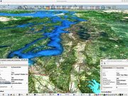 Seattle area multi-layer transparency - midlevel view